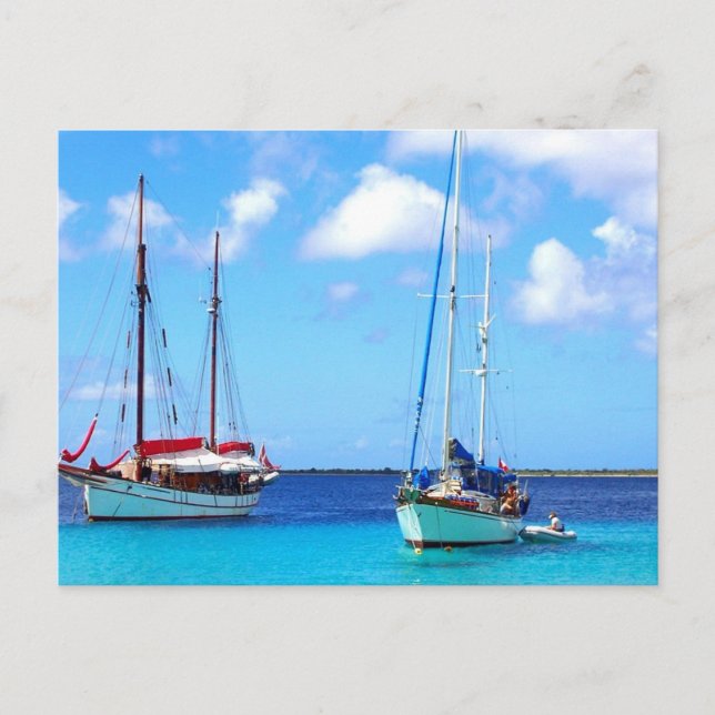 Postcard Kralendijk Bay Bonaire Postkarte (Vorderseite)
