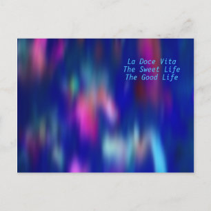Postcard La Dolce Vita Feiertagspostkarte