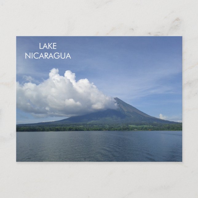 Postcard Lake Nicaragua Postkarte (Vorderseite)
