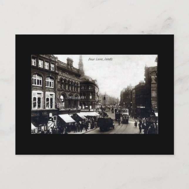 Postcard, Leeds, Yorkshire Postkarte (Vorderseite)
