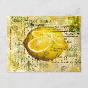 Postcard Lemons Postkarte
