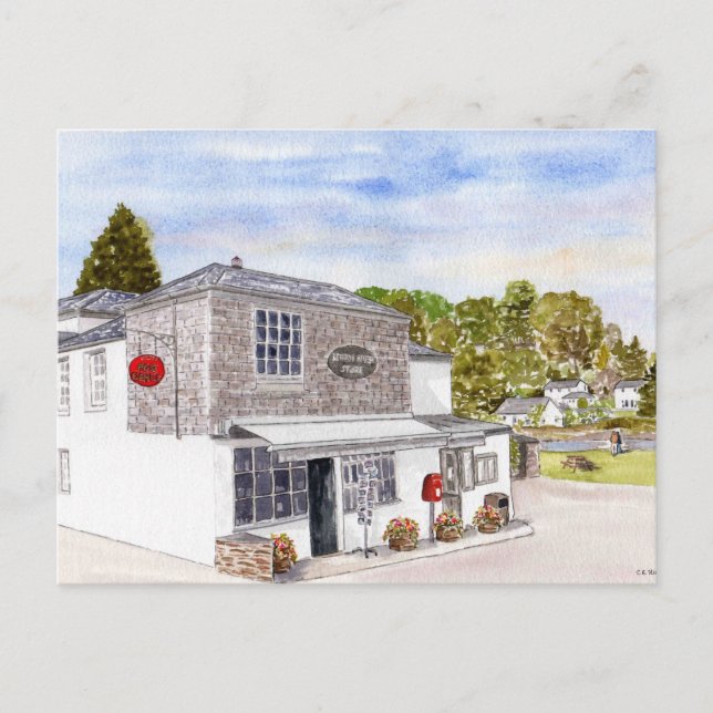 Postcard "Lerryn River Store" Postkarte (Vorderseite)