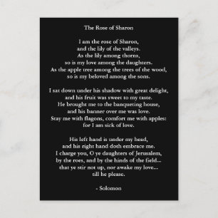 Postcard-Liebe Art-Liebe Gedicht 5 Postkarte