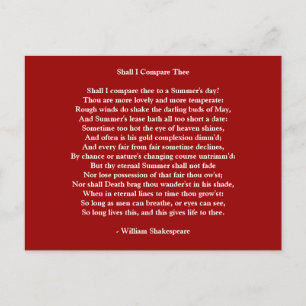 Postcard-Liebe Art-Liebe Gedicht 7 Postkarte