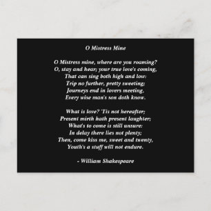 Postcard-Liebe Art-Liebe Gedicht 8 Postkarte