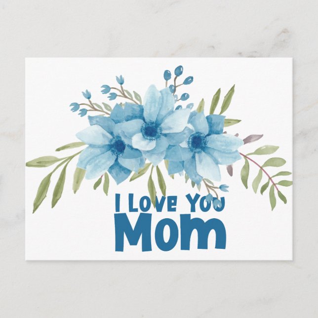 Postcard Liebe Mama Postkarte (Vorderseite)