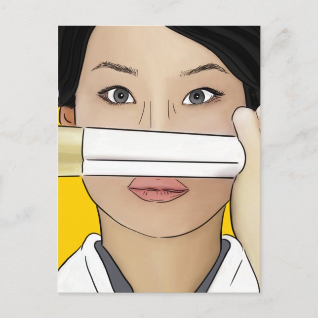 Postcard Lucy Lu Kill Bill Postkarte (Vorderseite)