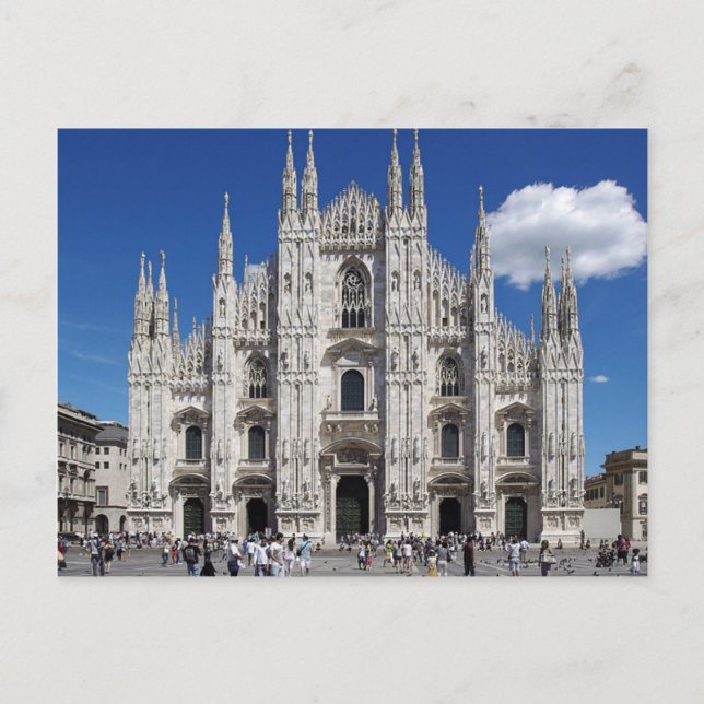 Postcard Mailand Kathedrale, Piazza Duomo, Italien Postkarte (Vorderseite)
