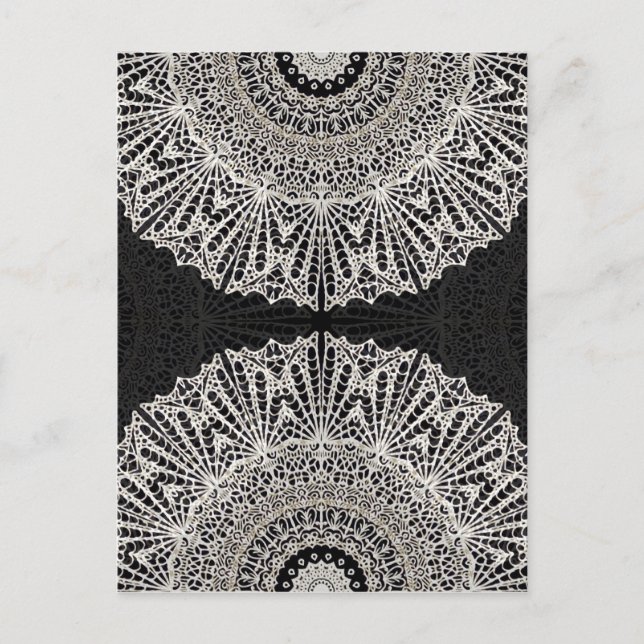 Postcard Mandala Mehndi Style G384 Postkarte (Vorderseite)