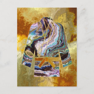 Postcard Martial Arts - Karate Judo Keikogi Postkarte