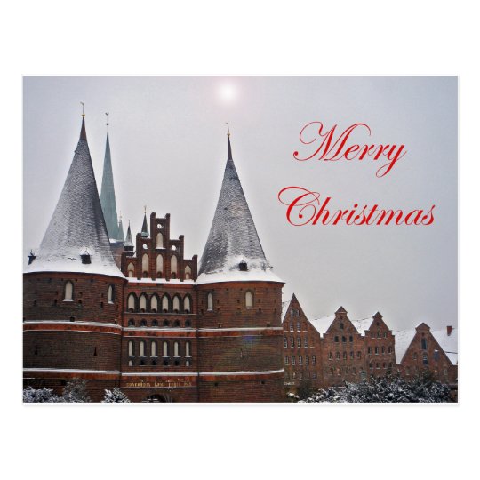 Postcard - Merry Christmas Postkarte