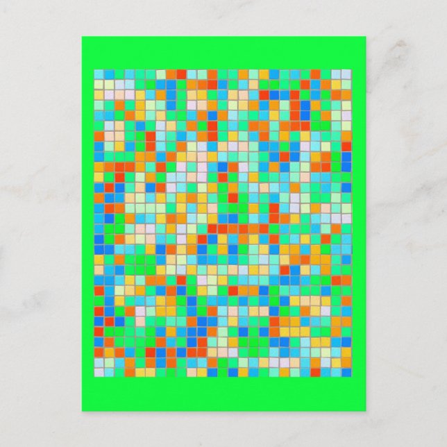 Postcard-Misc/Abstrakt-Mosaike 11 Postkarte (Vorderseite)