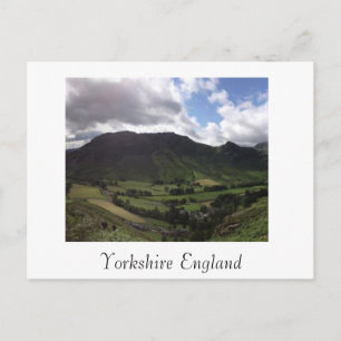 Postcard mit dem Titel Yorkshire England Postkarte