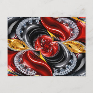 Postcard mit Deutschland Colors Design Postkarte