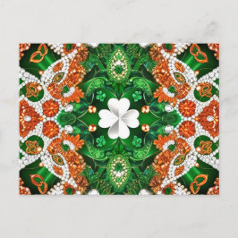 Postcard mit Irland Colors Design Postkarte