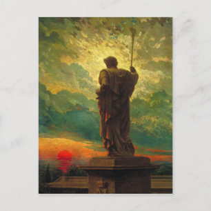 Postcard mit James Carroll Beckwith Painting Postkarte