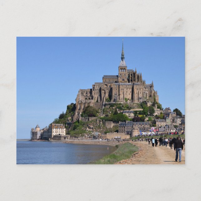 Postcard Mont Saint-Michel, Frankreich Postkarte (Vorderseite)