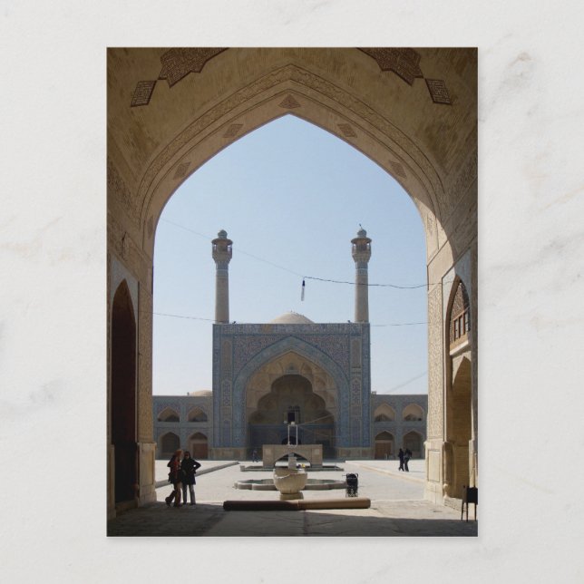 Postcard Moschee, Isfahan, Iran Postkarte (Vorderseite)