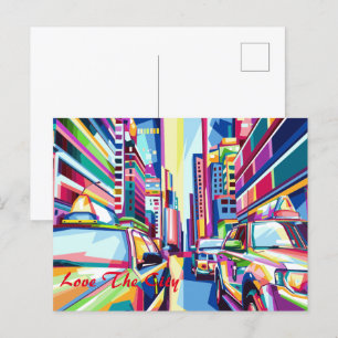 Postcard Newyork PopArts Postkarte