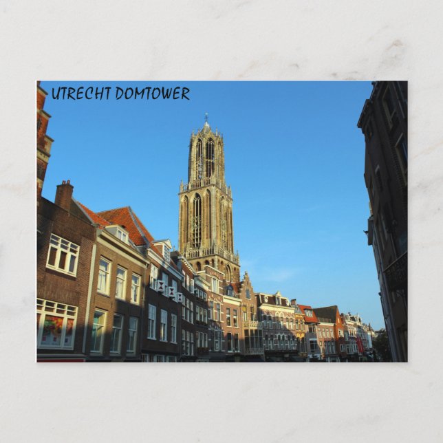 POSTCARD - NIEDERLANDE UTRECHT STADTDOMTOWER POSTKARTE (Vorderseite)