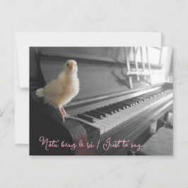 Postcard Nóta beag le rá / Nur zu sagen Postkarte