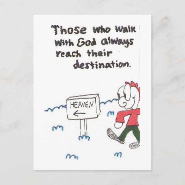 Postcard of funny church sayings, animated postkarte (Vorderseite)