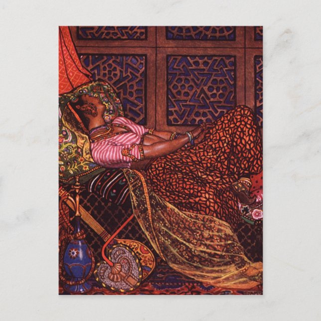 Postcard of India Art Postkarte (Vorderseite)