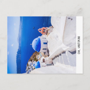 Postcard Oia Santorini Postkarte