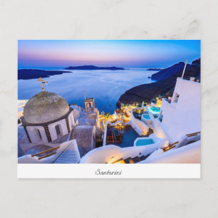 Postcard Oia Santorini Postkarte