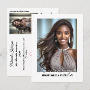 Postcard Pageant Essentials Autograph Fotokarte Postkarte