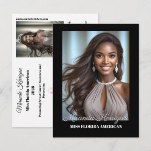 Postcard Pageant Essentials Autograph Fotokarte Postkarte