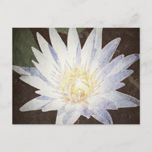 POSTCARD "PAINTED LOTUS" POSTKARTE