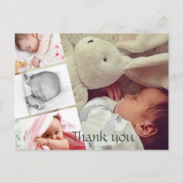 Postcard - Personalisiert Danke Fotos Postkarte (Vorderseite)