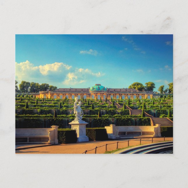 Postcard Potsdam Schloss Sanssouci Versailles Postkarte (Vorderseite)