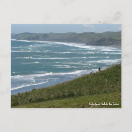 Postcard, Raglan Beach, Neuseeland Postkarte