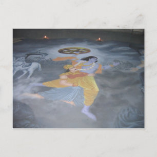 Postcard, Rangoli, IIT KGP, Diwali Postkarte