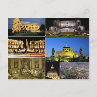 Postcard Rom Monuments, Italy Postkarte