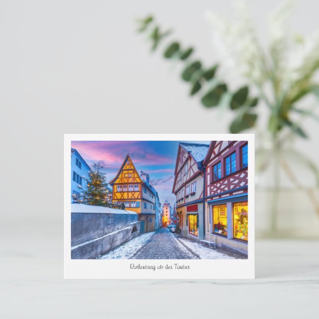 Postcard Rothenburg ob der Tauber, Deutschland Postkarte (Stehend Vorderseite)
