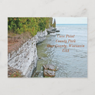 POSTCARD RUGGED & SCHÖNE CAVE POINT LANDKREIS PARK POSTKARTE