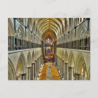 Postcard Salisbury Räume Postkarte