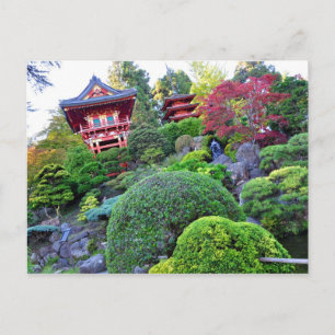 Postcard San Francisco Japanischer Teegarten Postkarte
