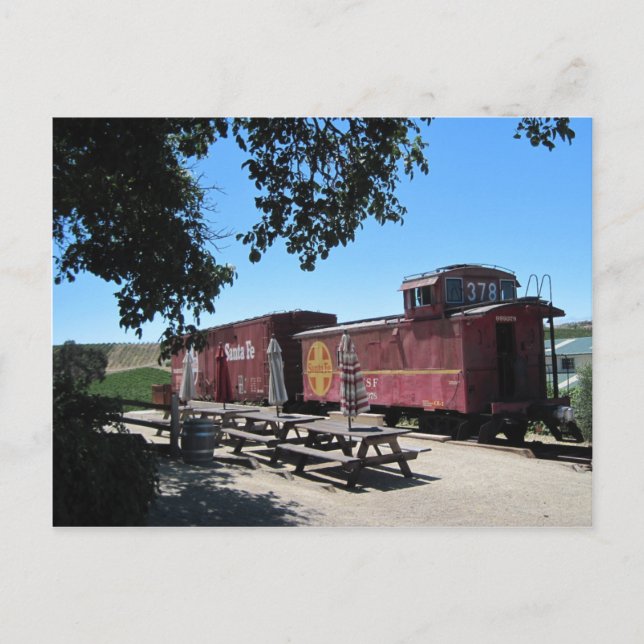 Postcard: Santa Fe Train At Pomar Junction Postkarte (Vorderseite)