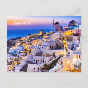 Postcard Santorini Griechenland Postkarte