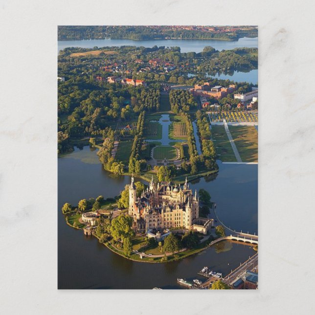 Postcard Schwerin Castle (Insel), Deutschland Postkarte (Vorderseite)
