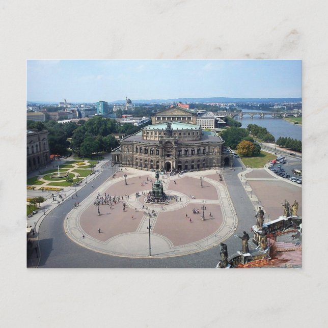 Postcard Semperoper in Dresden Germany Postkarte (Vorderseite)