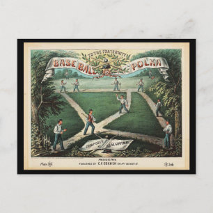 Postcard-Sport/Spiele-Vintager Sport Art 15 Postkarte