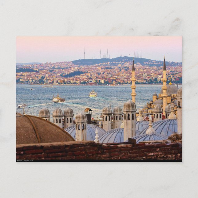 Postcard Suleymaniye Moschee, Istanbul Türkei Postkarte (Vorderseite)