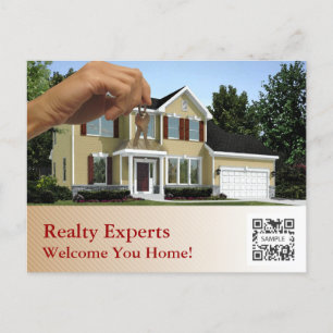 Postcard Template Realty Experts Postkarte