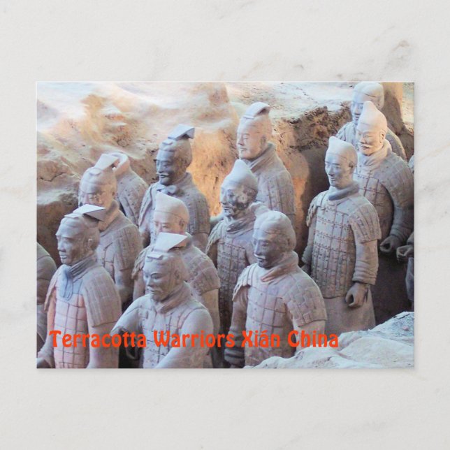 POSTCARD - Terracotta Warriors Xián China Postkarte (Vorderseite)
