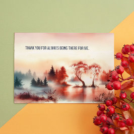 Postcard "Thank you for always being there for me" Postkarte